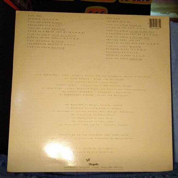 M.U. The Best of Jethro Tull 1975 Vinyl Record 1975 Vinyl record - Picture 2 of 4